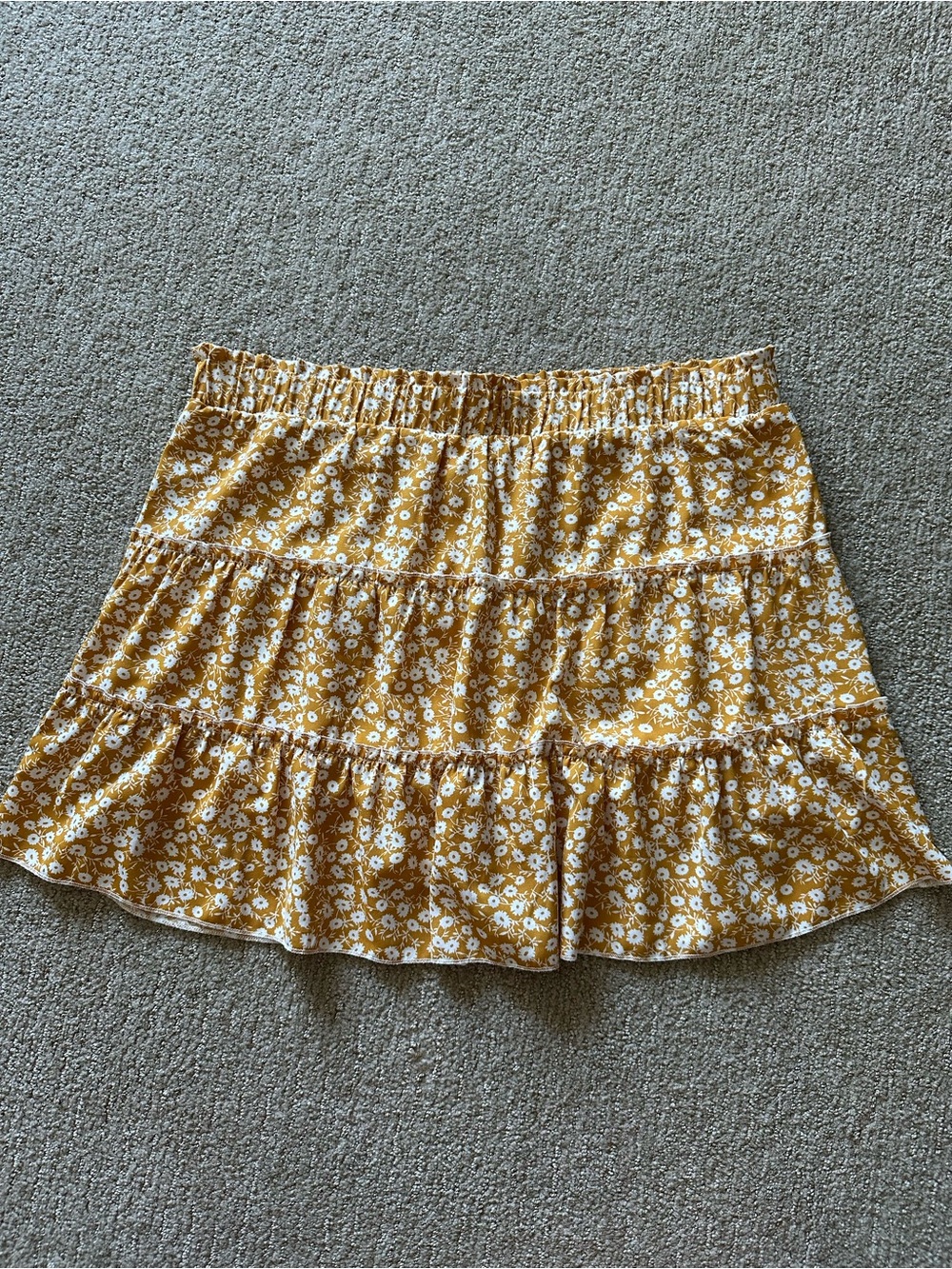 Tiered Floral Mini Skirt XL CLEO Women’s - Picture 2 of 8